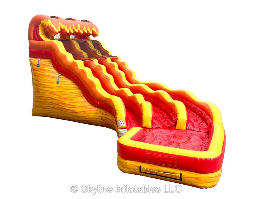19' Lava Wave Dual Lane Water Slide - Bounce House Rentals in Fairview ...