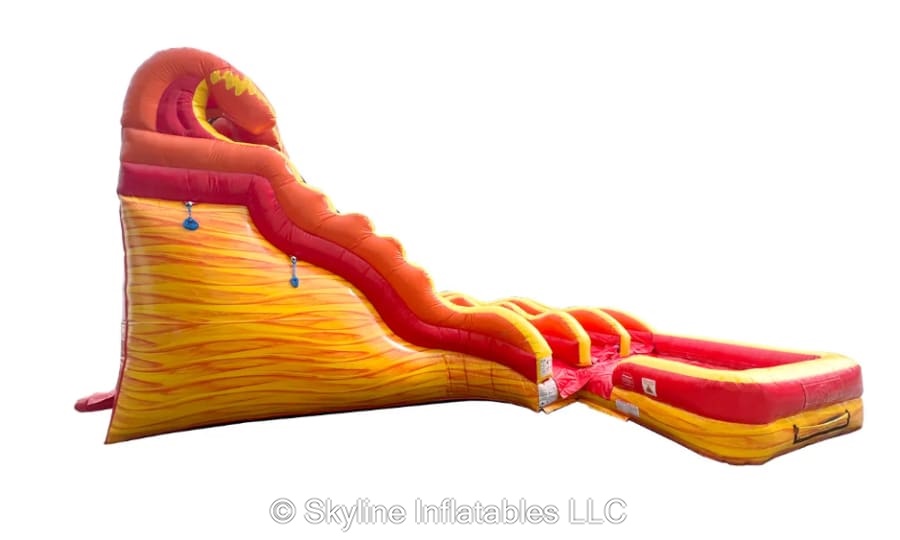 19' Lava Wave Dual Lane Water Slide - Bounce House Rentals in Fairview ...