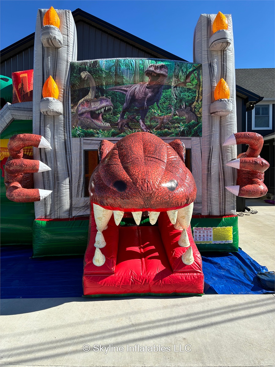 Jurassic Fury 3D XL Combo Bounce House - Bounce House Rentals in ...