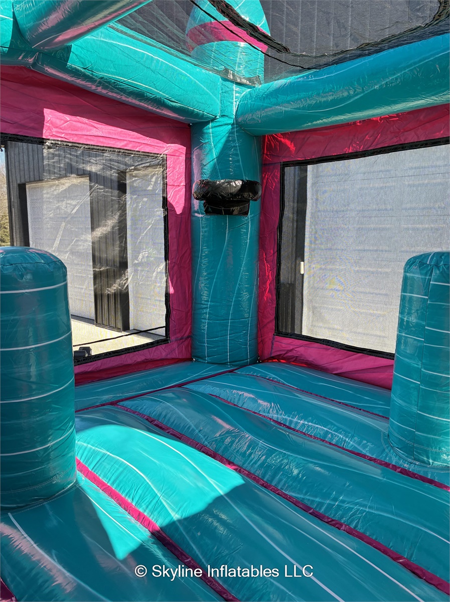 Electric Island Dual Lane 3D XL Combo Bounce House - Bounce House ...