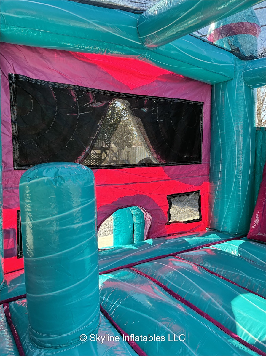 Electric Island Dual Lane 3D XL Combo Bounce House - Bounce House ...