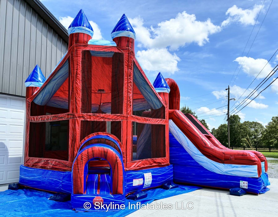 Freedom Fortress XL Combo Bounce House *DRY ONLY - Bounce House Rentals ...