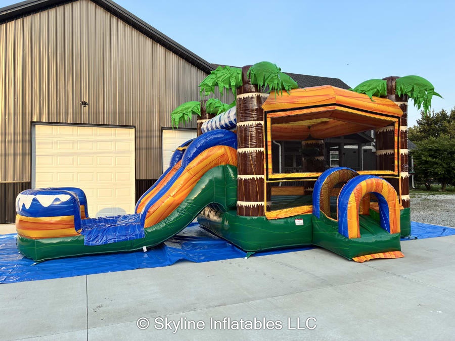 Tropical Ocean Combo Bounce House - Bounce House Rentals in Fairview ...