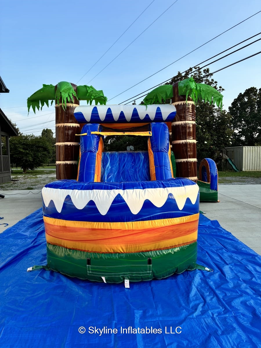 Tropical Ocean Combo Bounce House - Bounce House Rentals in Fairview ...