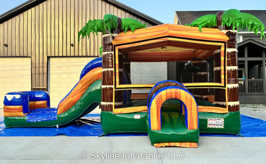 Tropical Ocean Combo Bounce House - Bounce House Rentals in Fairview ...